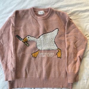 Like new murder goose sweater